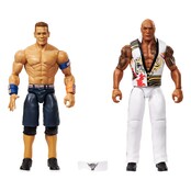 WWE Main Event Showdown The Rock Final Boss vs John Cena 2-Pack 15cm