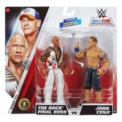 WWE Main Event Showdown The Rock Final Boss vs John Cena 2-Pack 15cm