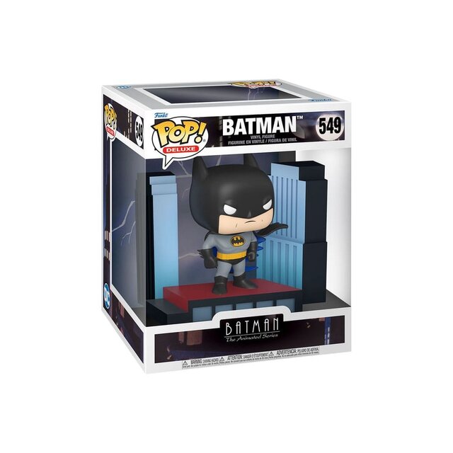POP! Deluxe Batman The Animated Series Batman on Rooftop Vinyl Figure 9cm