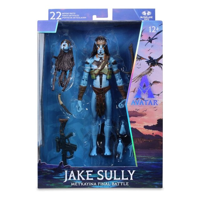 Avatar: Fire and Ash Jake Sully (Metkayina Final Battle) Action Figure 18cm