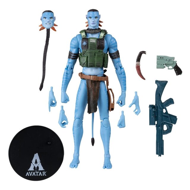 Avatar: Fire and Ash Quaritch (Ash Recom) Action Figure (Gold Label) 18cm