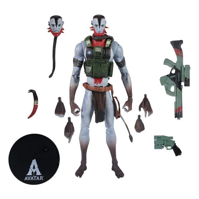 Avatar: Fire and Ash Recom Quaritch (Ash Warrior) Action Figure 18cm