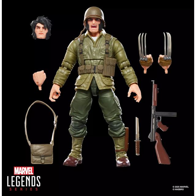 Marvel Legends Series Wolverine (WWII Logan) Action Figure 15cm