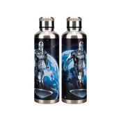 Fantastic Four Metal Water Bottle Silver Surfer 450ml