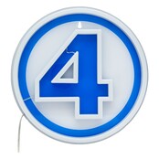 Fantastic Four Logo LED Wall Lamp Neon