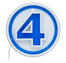 Fantastic Four Logo LED Wall Lamp Neon