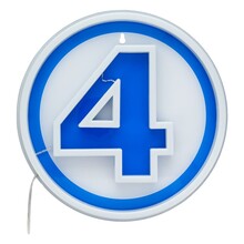 Fantastic Four Logo LED Wall Lamp Neon
