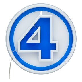 Fantastic Four Logo LED Wall Lamp Neon