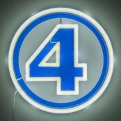 Fantastic Four Logo LED Wall Lamp Neon