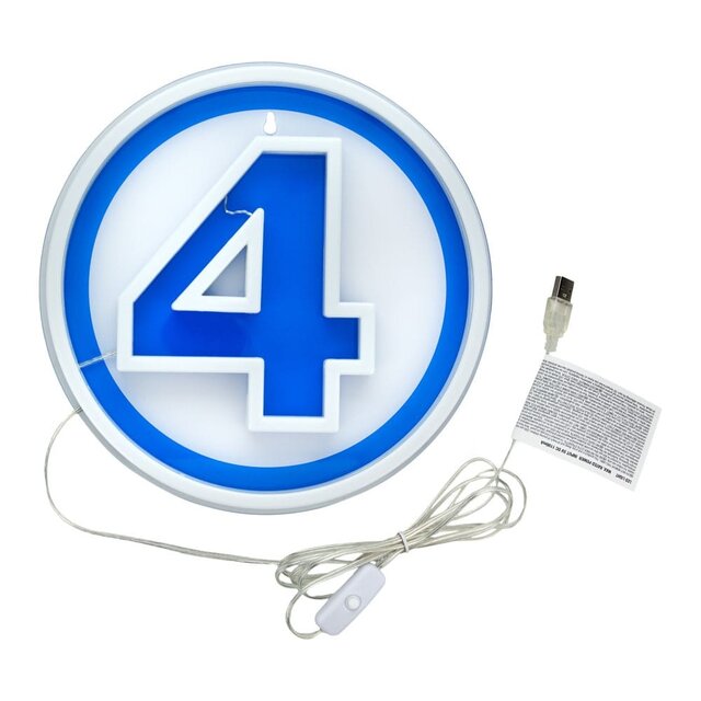 Fantastic Four Logo LED Wall Lamp Neon