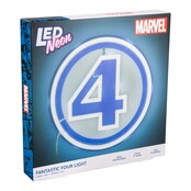 Fantastic Four Logo LED Wall Lamp Neon