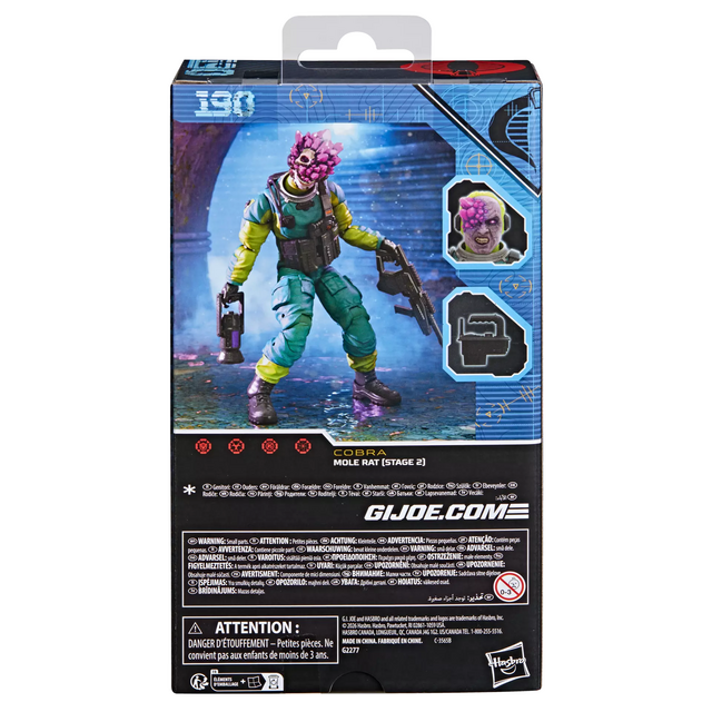 G.I. Joe Classified Series Cobra Mole Rat (Stage 2) Action Figure 15cm