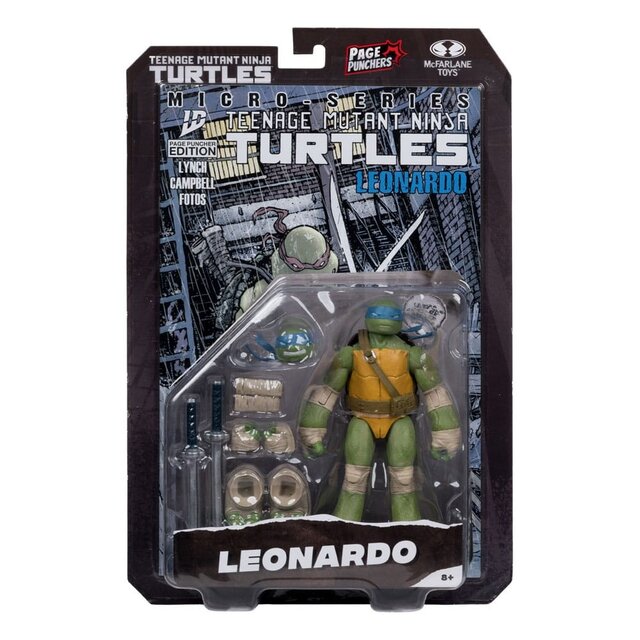 Teenage Mutant Ninja Turtles Page Punchers Leonardo Action Figure 13cm