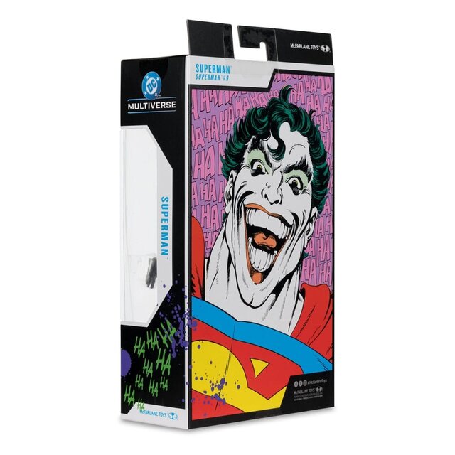 DC Multiverse Superman Action Figure (Superman #9) (Jokerized) (Gold Label) 18cm