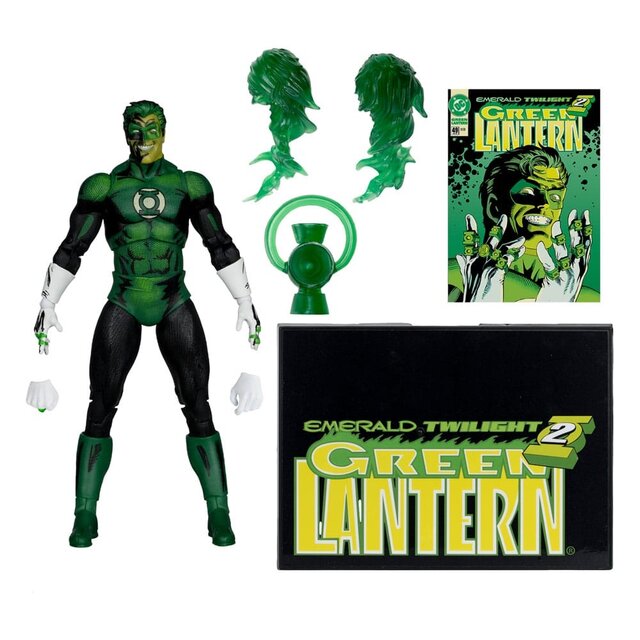 DC Multiverse McFarlane Cover Recreations Green Lantern (Emerald Twilight) (Gold Label) Action Figure 18cm
