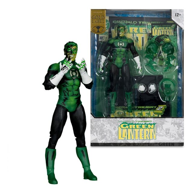 DC Multiverse McFarlane Cover Recreations Green Lantern (Emerald Twilight) (Gold Label) Action Figure 18cm