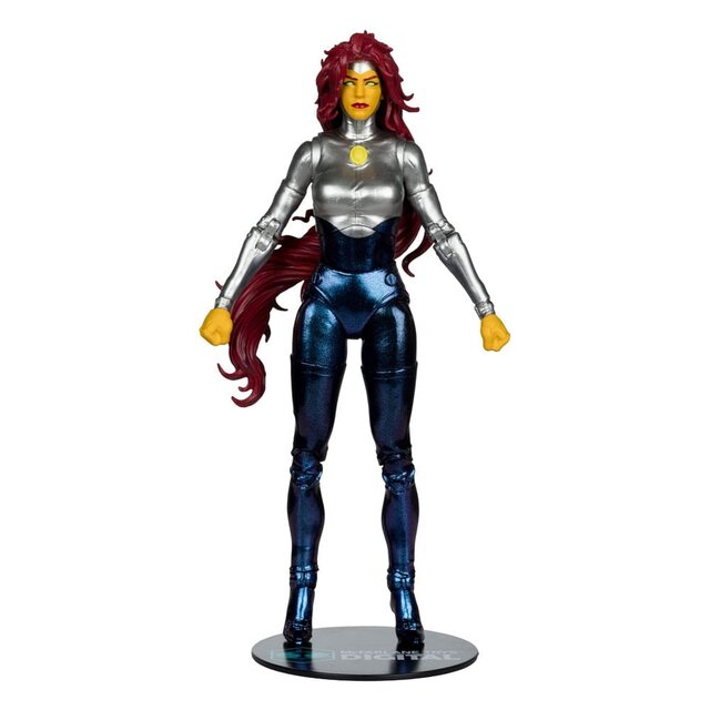DC Direct McFarlane Digital Blackfire (The New Teen Titans) Action Figure 18cm