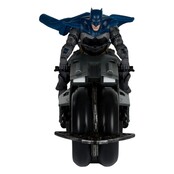 The Flash DC Multiverse Vehicle Batcycle with Batman
