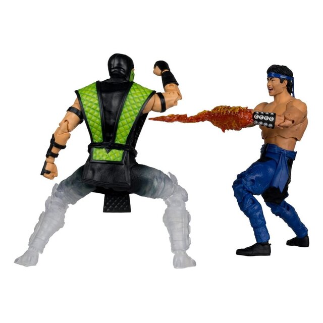 Mortal Kombat Klassic Liu Kang vs. Reptile Action Figure Set 18cm