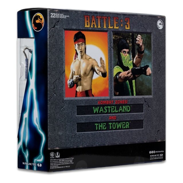 Mortal Kombat Klassic Liu Kang vs. Reptile Action Figure Set 18cm