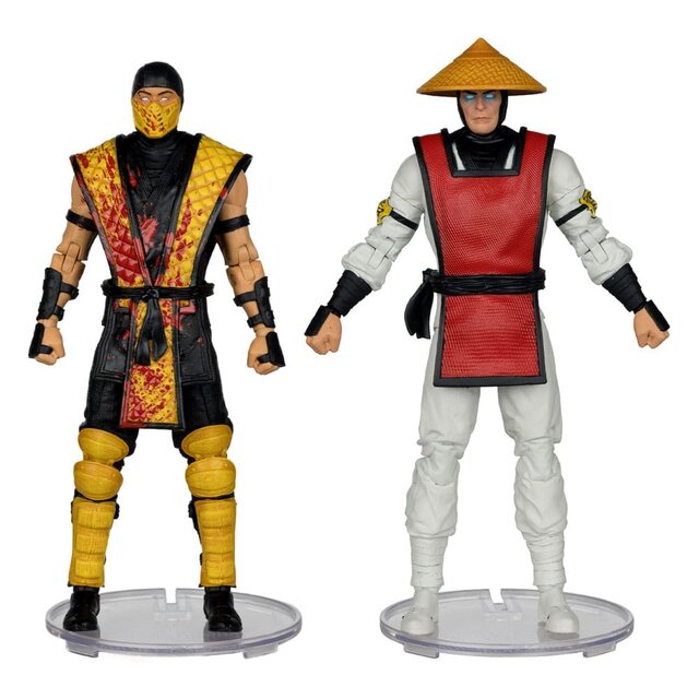 Mortal Kombat Klassic Scorpion vs. Raiden Action Figure Set 18cm