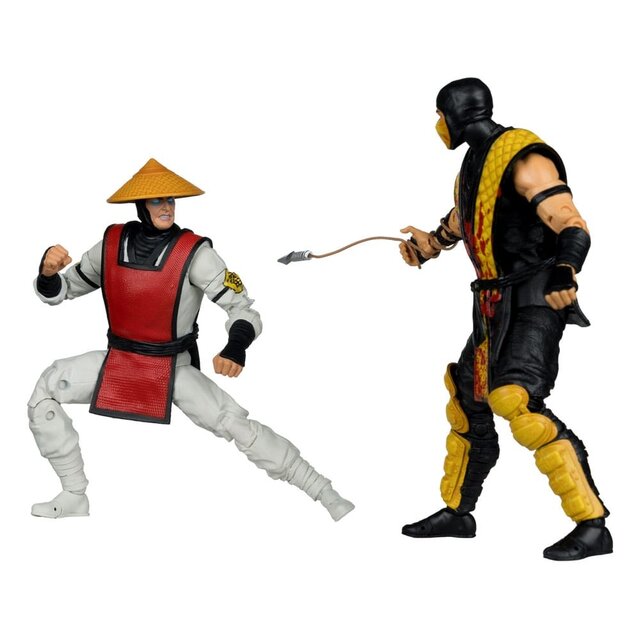 Mortal Kombat Klassic Scorpion vs. Raiden Action Figure Set 18cm
