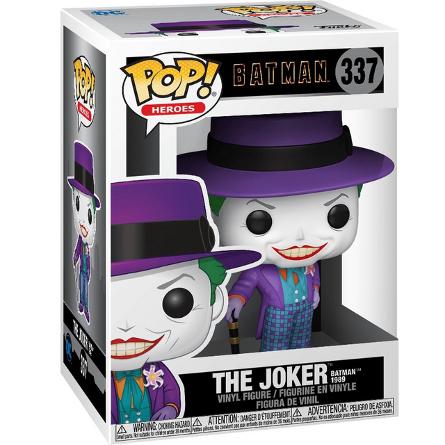 POP! Heroes The Joker (Batman 1989) Vinyl Figure 9cm