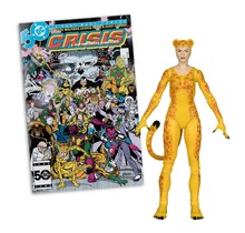 DC Direct Page Punchers Cheetah (Crisis on Infinite Earths) Action Figure (Red Platinum) 17cm