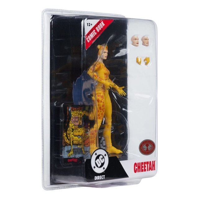 DC Direct Page Punchers Cheetah (Crisis on Infinite Earths) Action Figure (Red Platinum) 17cm