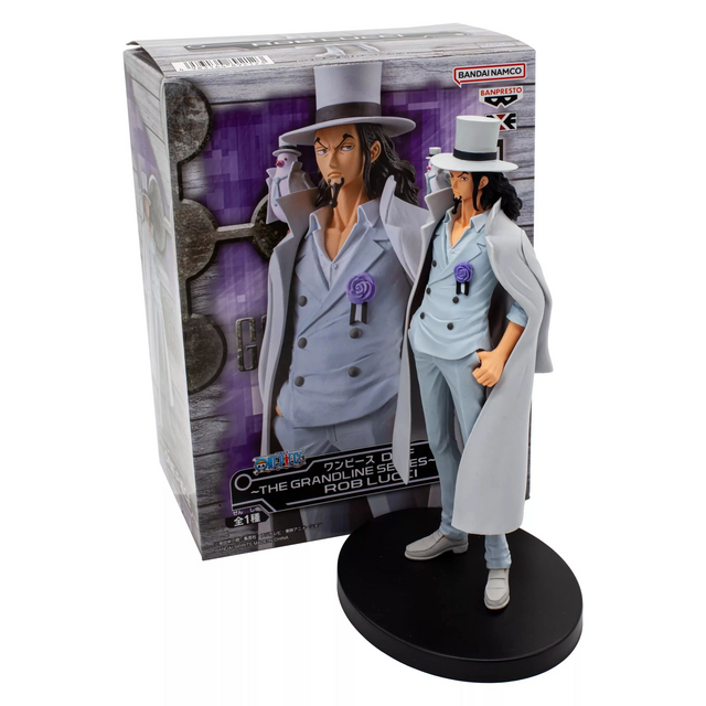 One Piece DXF the Grandline Series Extra Rob Lucci PVC Statue 17cm