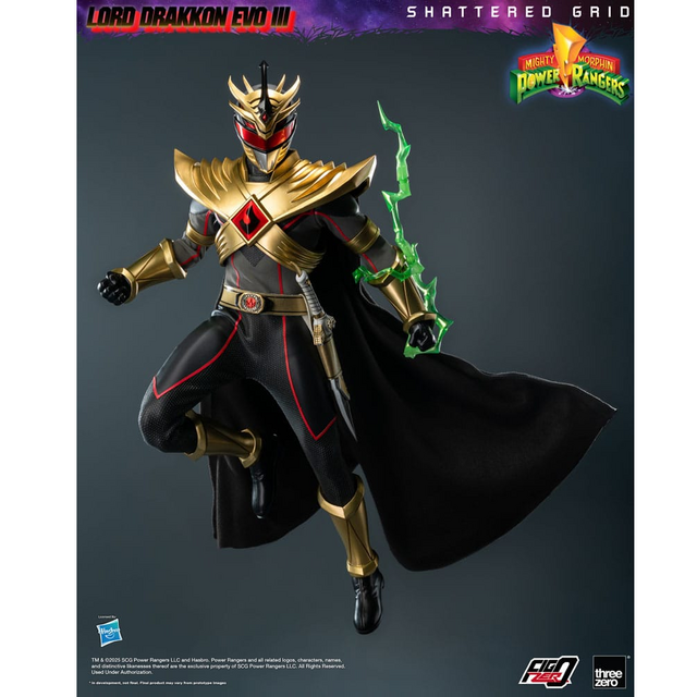 Mighty Morphin Power Rangers Shattered Grid FigZero 1/6 Lord Drakkon Evo III 30cm