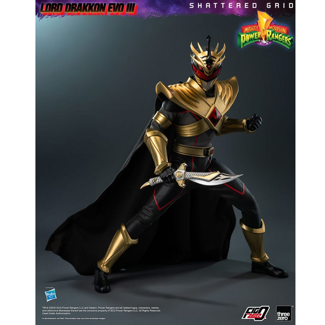 Mighty Morphin Power Rangers Shattered Grid FigZero 1/6 Lord Drakkon Evo III 30cm