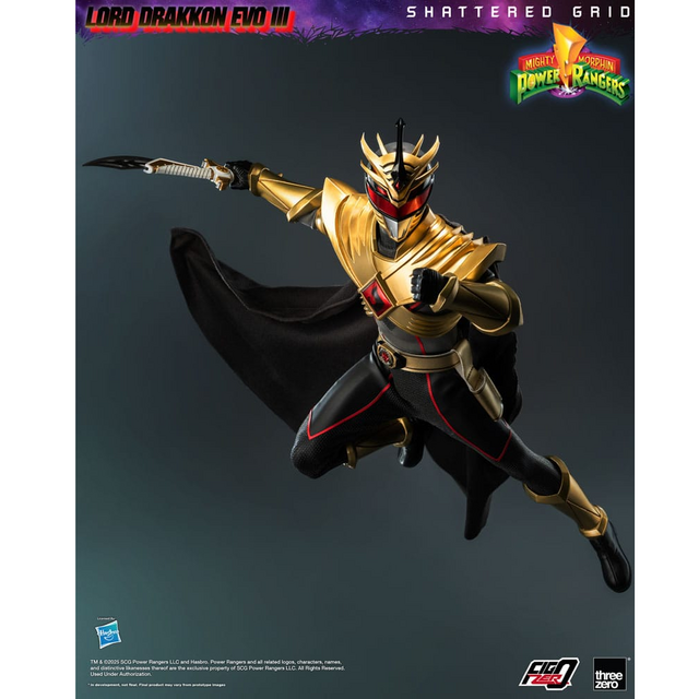 Mighty Morphin Power Rangers Shattered Grid FigZero 1/6 Lord Drakkon Evo III 30cm