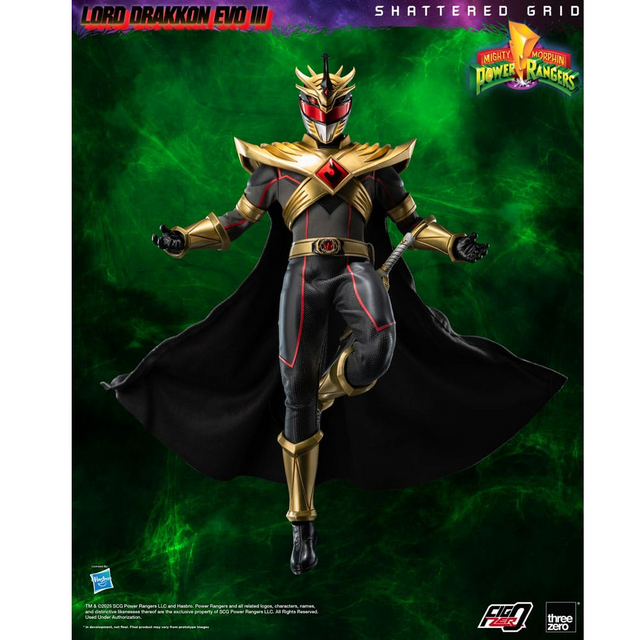 Mighty Morphin Power Rangers Shattered Grid FigZero 1/6 Lord Drakkon Evo III 30cm