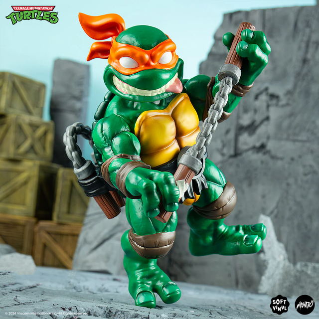 Teenage Mutant Ninja Turtles Michelangelo Soft Vinyl Figure 20cm Teenage Mutant Ninja Turtles Michelangelo Soft Vinyl Figure 20cm