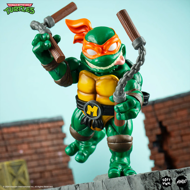 Teenage Mutant Ninja Turtles Michelangelo Soft Vinyl Figure 20cm Teenage Mutant Ninja Turtles Michelangelo Soft Vinyl Figure 20cm