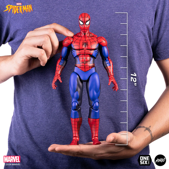 Spider-Man: The Animated Series Action Figure 1/6 Spider-Man 30cm Spider-Man: The Animated Series Action Figure 1/6 Spider-Man 30cm
