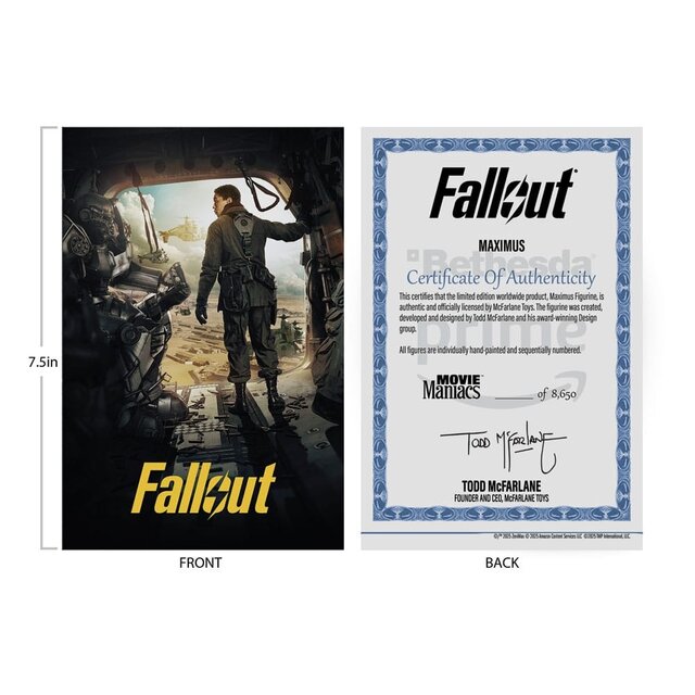 Movie Maniacs Fallout Maximus (Season 2) Statue 17cm Movie Maniacs Fallout Maximus (Season 2) Statue 17cm