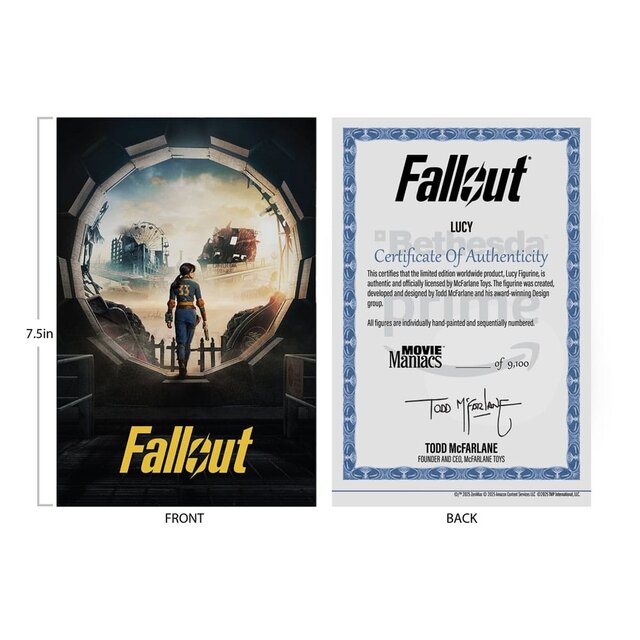 Movie Maniacs Fallout Lucy (Season 2) Statue 15cm Movie Maniacs Fallout Lucy (Season 2) Statue 15cm