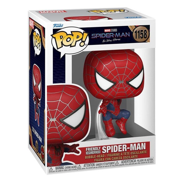 POP! Spider-Man No Way Home Friendly Neighborhood Spider-Man Bobblehead 10cm POP! Spider-Man No Way Home Friendly Neighborhood Spider-Man Bobblehead 10cm