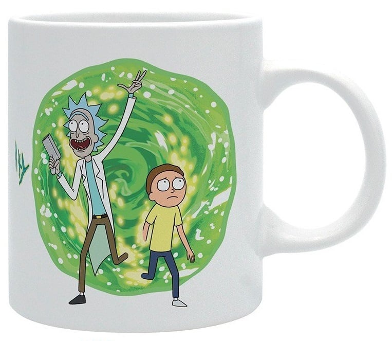 Rick & Morty Portals Mok 320ml afbeelding 1