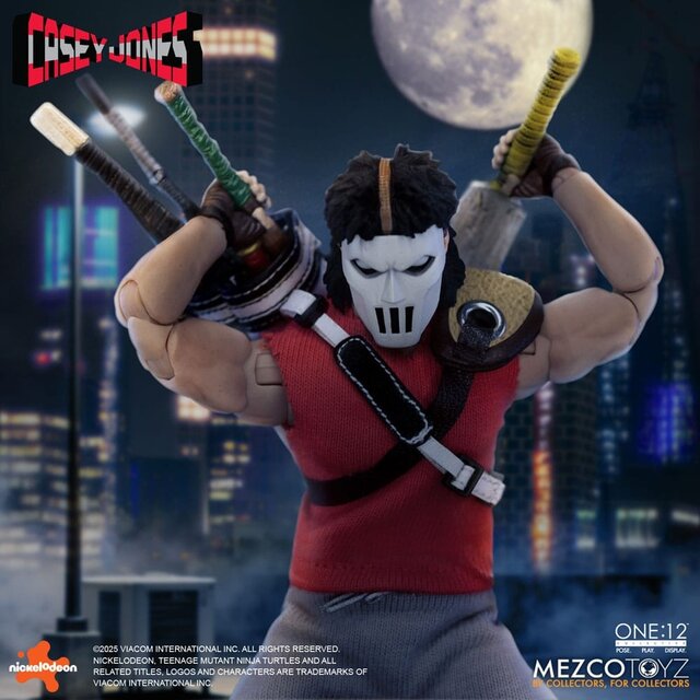 Teenage Mutant Ninja Turtles 1/12 Casey Jones Action Figure 17cm Teenage Mutant Ninja Turtles 1/12 Casey Jones Action Figure 17cm