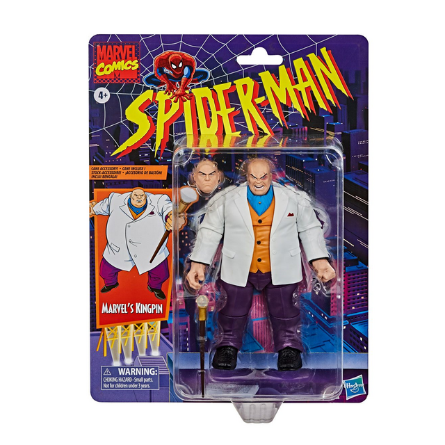 Retro Spider-Man Marvel Legends Series Kingpin Action Figure 17cm