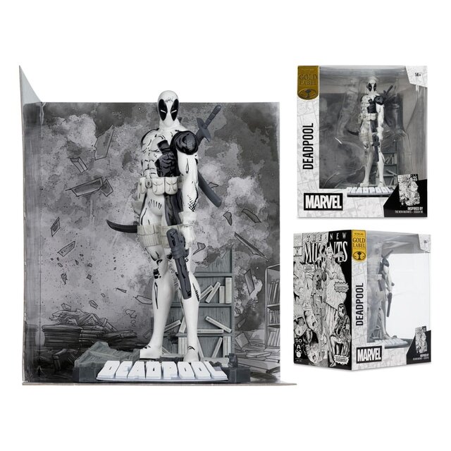 Marvel PVC Statue 1/10 Deadpool (The New Mutants #98) (Line Art) 16cm