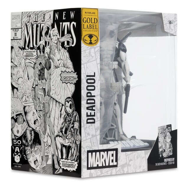 Marvel PVC Statue 1/10 Deadpool (The New Mutants #98) (Line Art) 16cm