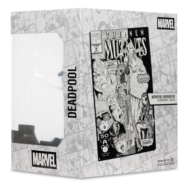 Marvel PVC Statue 1/10 Deadpool (The New Mutants #98) (Line Art) 16cm
