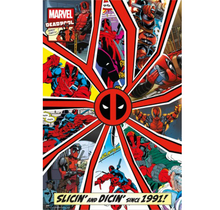 Deadpool Comic Cover 30 Years Poster 61 x 91,5cm
