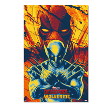 Deadpool & Wolverine Retro Poster 61 x 91,5cm