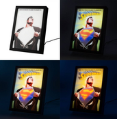 Superman Framed LED Print 28 x 20 x 5cm