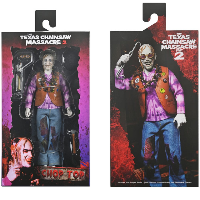 The Texas Chainsaw Massacre 2 Chop Top Clothed Action Figure 20cm